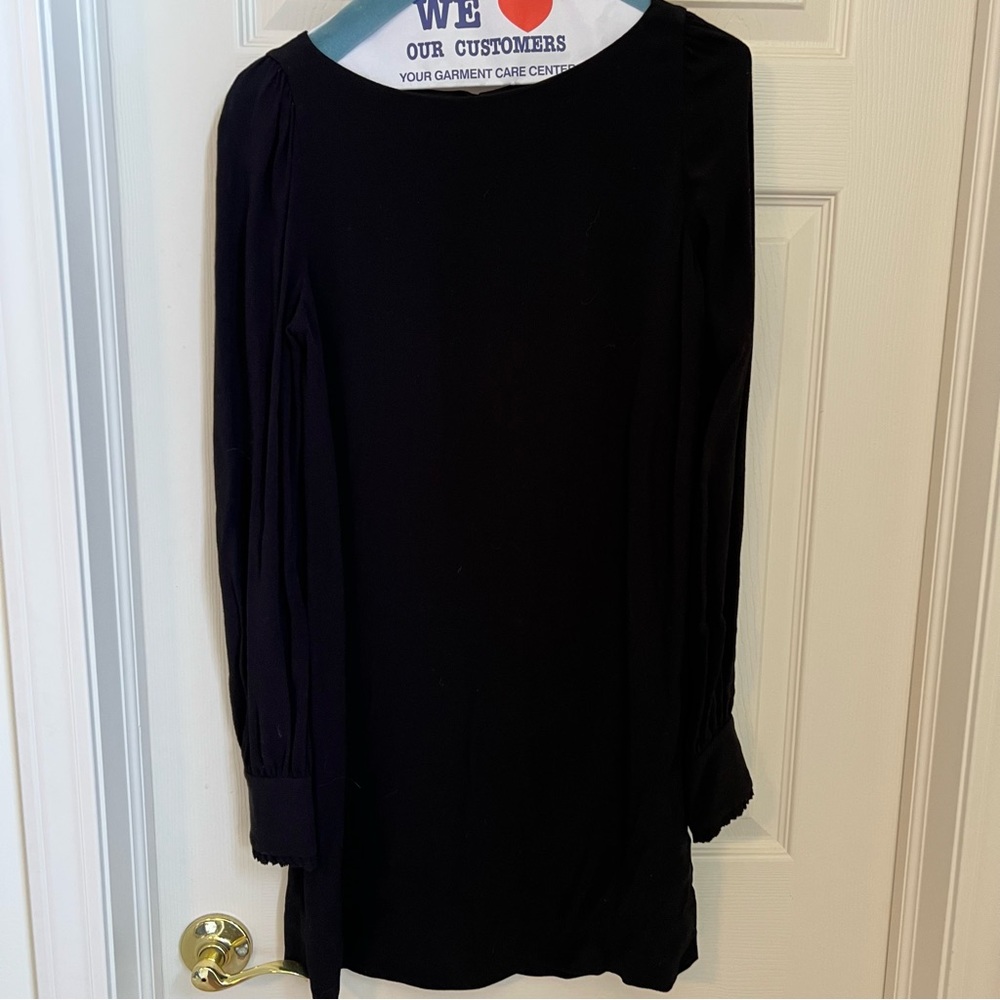 Kate Spade mini dress black long sleeve size 0
